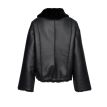 Manisa Tall Erin fluffy jack reversible black 
