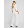 Wonderjeans Tall Shelly broek loose straight corduroy off white 