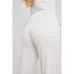 Wonderjeans Tall Shelly broek loose straight corduroy off white 