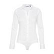 Vero Moda Tall Lady ls blouse g-string body snow white 