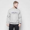 North Dominic sweater logo grijs melee 