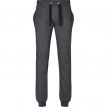 North James sweat pant black melange 