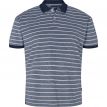 North Abe polo stripe blue 