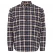 North Quent overhemd flanel check blue 