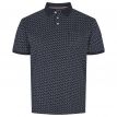 North Gol polo print blauw 