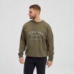 North Noud denim sweat dusty olive 