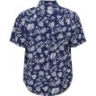 North Mats blouse ss night sky AOP 