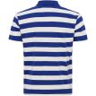 North Bob polo ss cobalt blue striped 