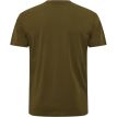 North Mick t-shirt ss army green print summer 