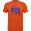 North Paco t-shirt ss orange print surf 