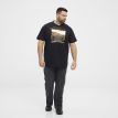 North Theo v-hals t-shirt moutains black 