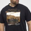 North Theo v-hals t-shirt moutains black 