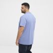 North Theo v-hals t-shirt moutains light blue 