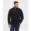 North Olaf trui pattern knit 0099 black 