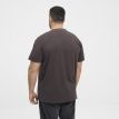 North Mick shirt printed grid denim dark brown 