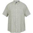 North Bart linen shirt melange 0660 olive green 