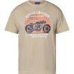 North Bret printed t-shirt sand 
