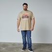 North Bret printed t-shirt sand 