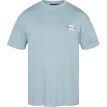 North Finn printed tee dust blue 