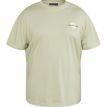 North Finn printed tee light dust green 