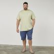 North Finn printed tee light dust green 
