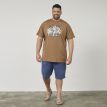 North Gijs printed t-shirt camel 