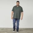 North Otis v-neck polo dark dust green 