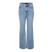 Vero Moda Tall Tessa hr wide light blue denim 