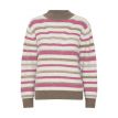 Fransa Alita pull 1 carmine rose stripe 