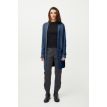 Pulz Sara long rib cardigan blue bonnet 