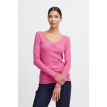 B Young Sanana v-neck shirt super pink 