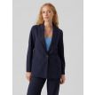 Vero Moda Tall Listakia ls pinstripe blazer navy 