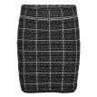 Vero Moda Tall Kia mini skirt black checks 