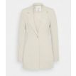 Vero Moda Tall Charity ls long slim blazer silver lining 