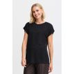 Fransa Lyra tee 1 shiny black 