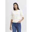 B Young Mikala short sleeve jumper marshmallow 