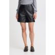 B Young Denma short leatherlook black 