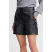 B Young Denma short leatherlook black 