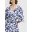 B Young Mjoella v-neck maxi dress blue paisly 