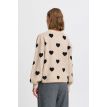 B Young Minya heart jumper beige 