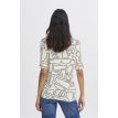 B Young Soara highneck tee print birch outline geo 