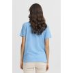 Fransa Savai tee 1 opdruk azure blue 