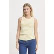 Fransa Hizamond stripe top 14 cornsilk mix 