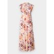 YAS Tall Tiera long dress cream pink terra 