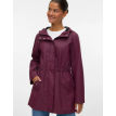 Vero Moda Tall Malou coated jacket plum perfect 