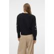 Vero Moda Tall Gaia o-neck embroidery pullover black/birch 