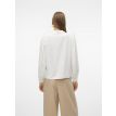 Vero Moda Tall Ani frill shirt snow white 