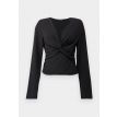 Vero Moda Tall Vita ls detail top black 