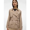 Vero Moda Tall Zoa trenchcoat silver mink 