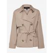 Vero Moda Tall Zoa trenchcoat silver mink 